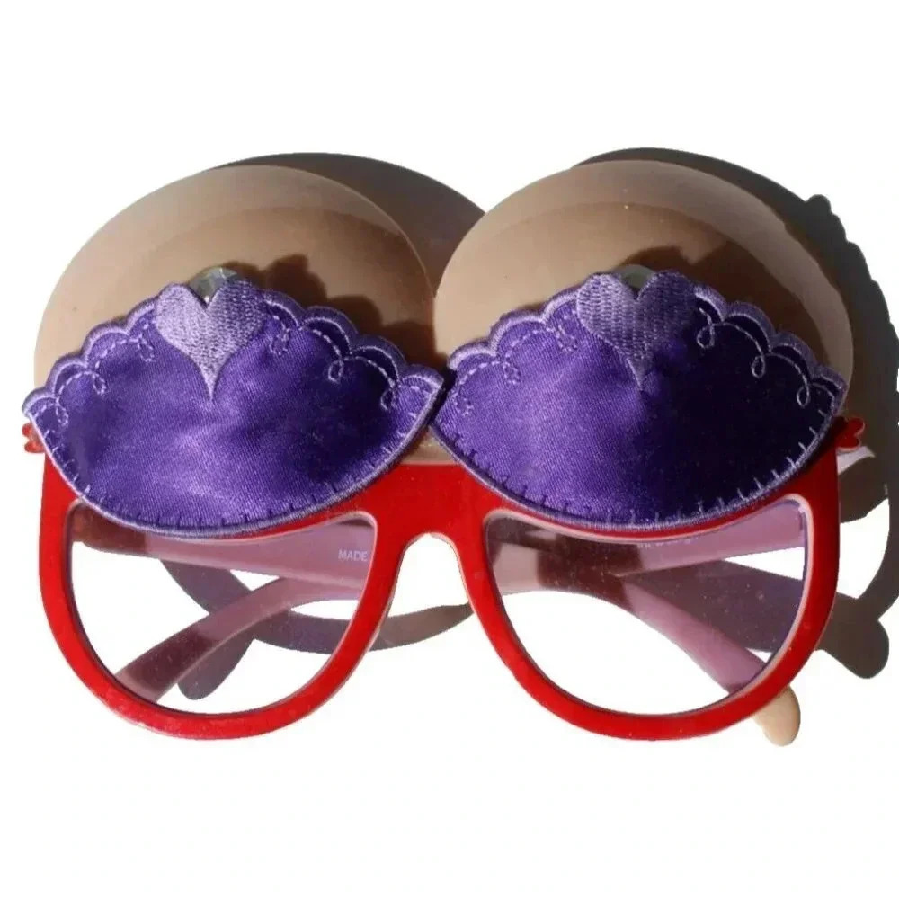 Vintage Boobie Nipple Glasses Bachelor Party Novelty Gag Gift Funny